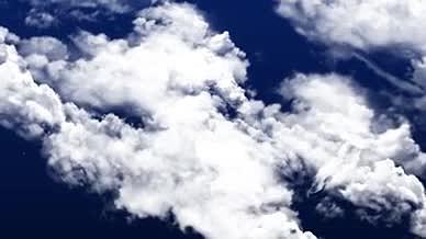 AE云朵高清白云带通道云层穿梭视频素材视频的预览图